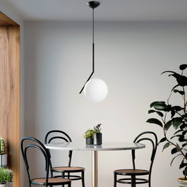 Opviq Luminar - 14110 Lámpara de araña de metal negra ajustable